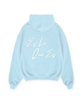 Es Lo Que Es - Frosted Blue Hoodie