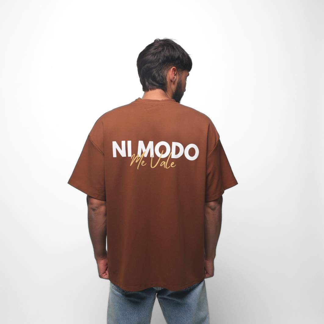 Me Vale - Mocha Brown Tee – nimodo.co
