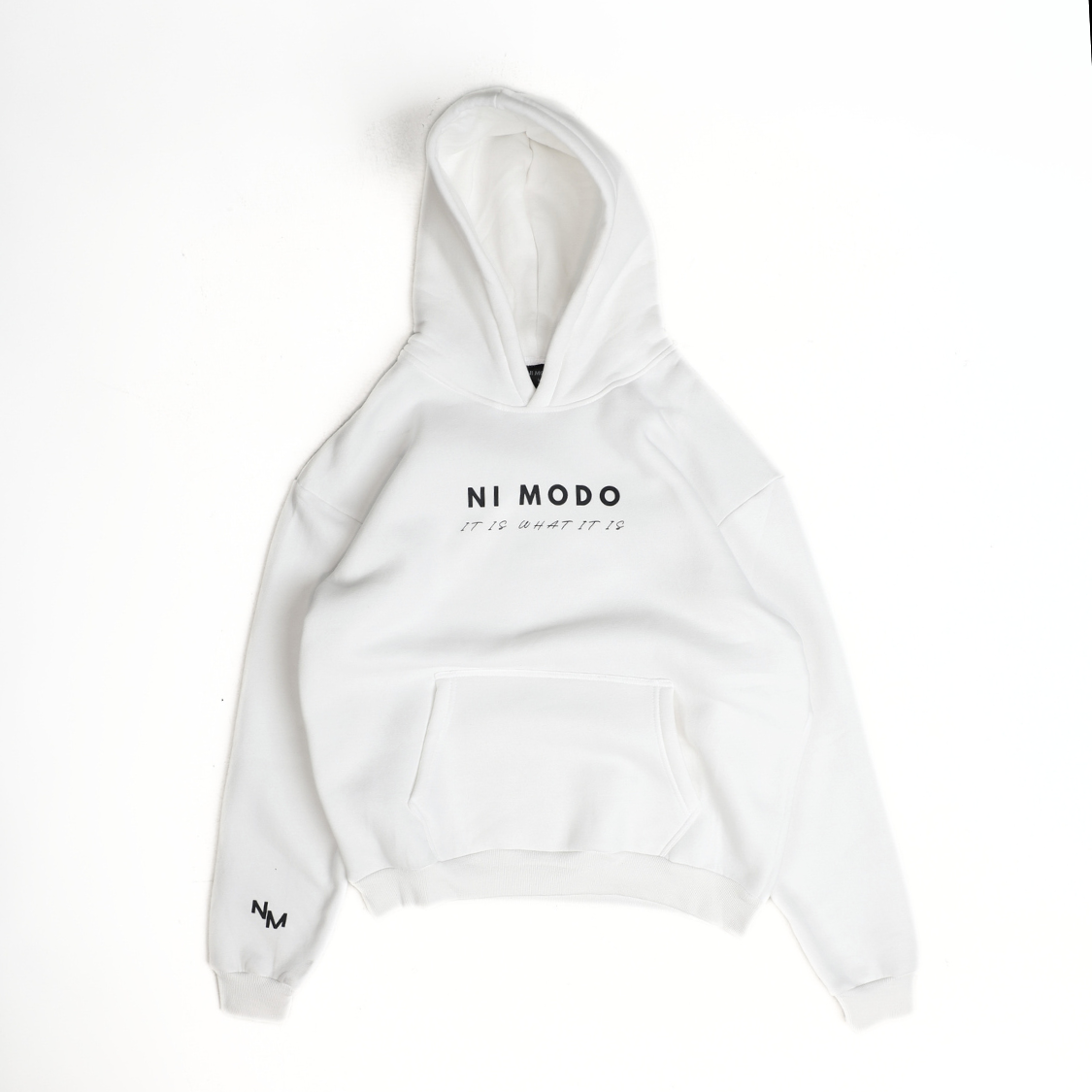 It Is What It Is - White Hoodie – nimodo.co It Is What It Is - White Hoodie – nimodo.co