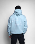 Es Lo Que Es - Frosted Blue Hoodie