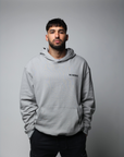 Abrazar la resiliencia - sudadera con capucha grises de humo