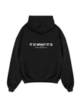 Ni Modo Zip Up Hoodie - Midnight Black
