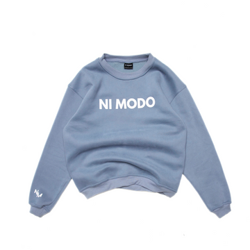 Ni Modo Crewneck - Kyanite Blue