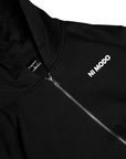 Ni Modo Zip Up Hoodie - Midnight Black