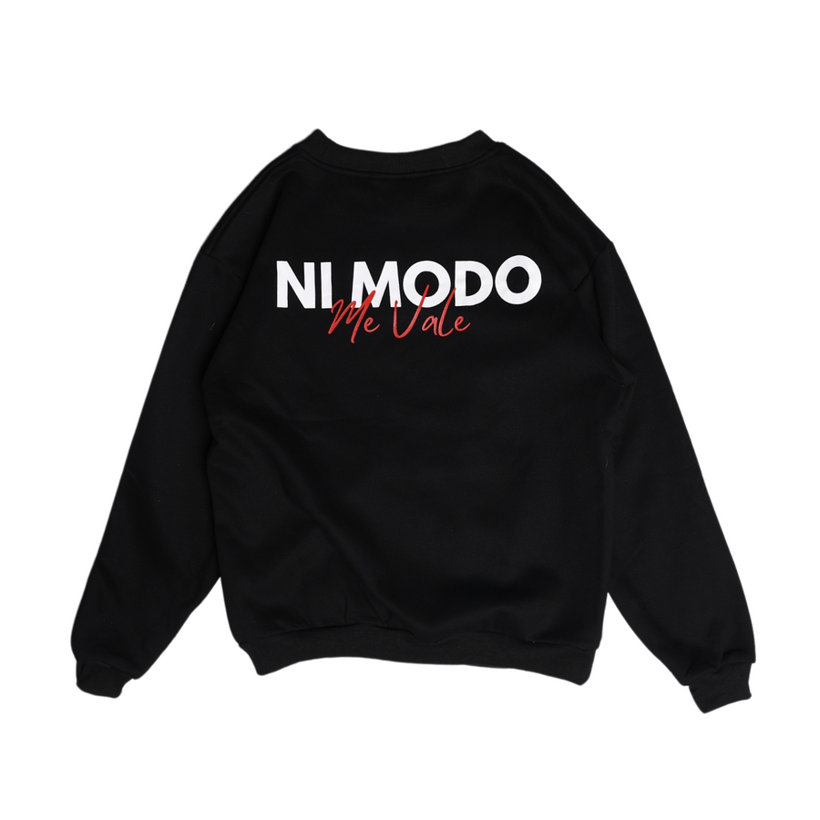 Me Vale Crewneck - Black