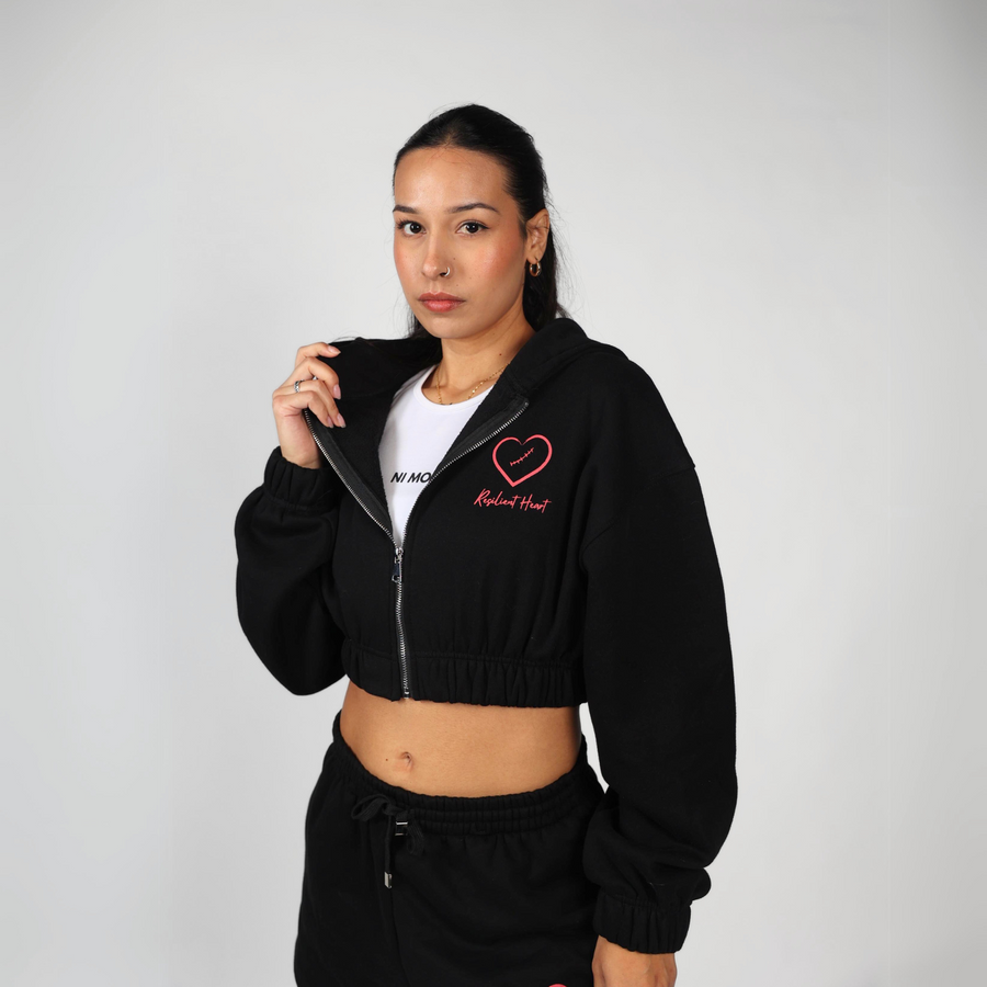 Women's Crop Jacket - Resilient Heart