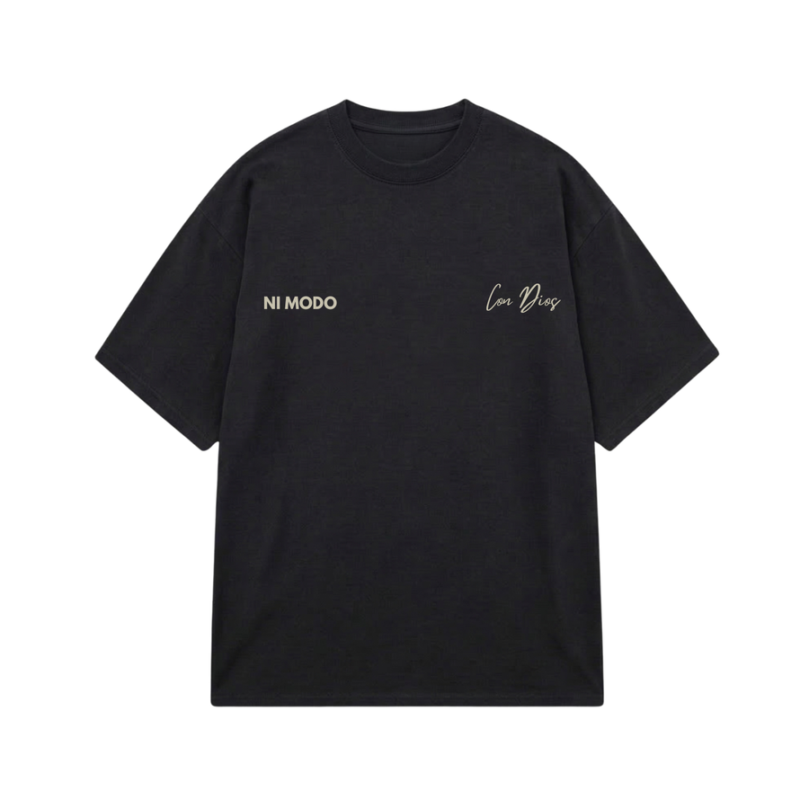 Con Dios T-Shirt - Midnight Black – nimodo.co