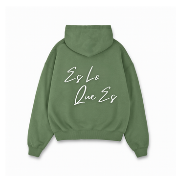 Es Lo Que Es - Olive Green Hoodie