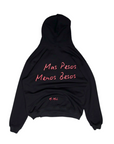 Mas Pesos Menos Besos - Black Hoodie