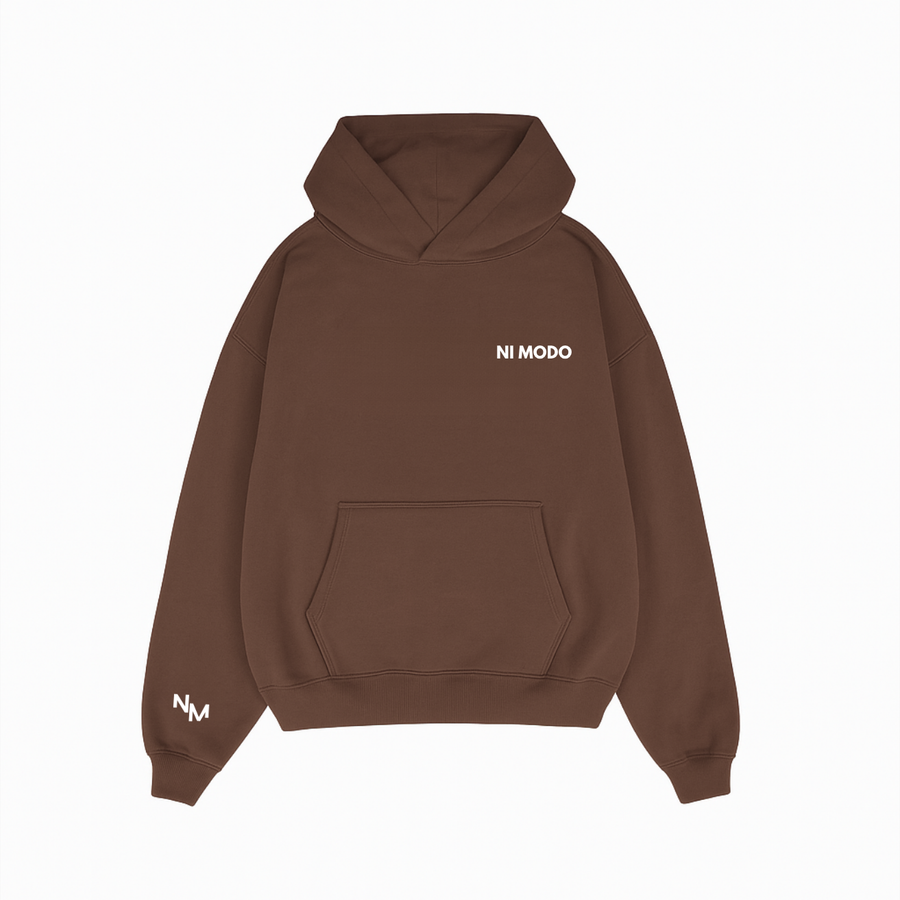 Me Vale Hoodie - Mocha Brown
