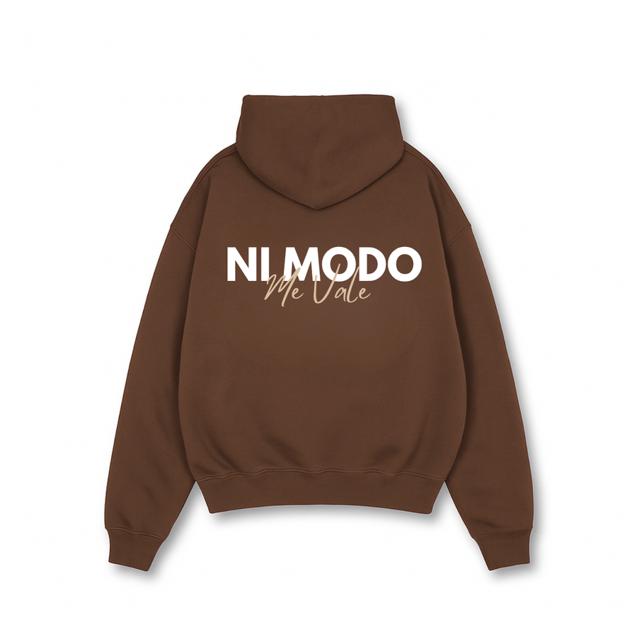 Me Vale Hoodie - Mocha Brown