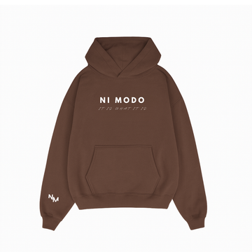 It Is What It Is - Mocha Brown Hoodie