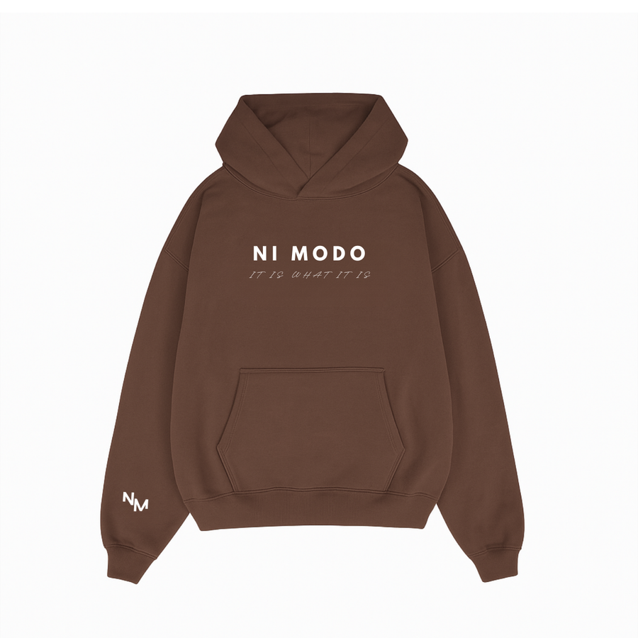 It Is What It Is - Mocha Brown Hoodie