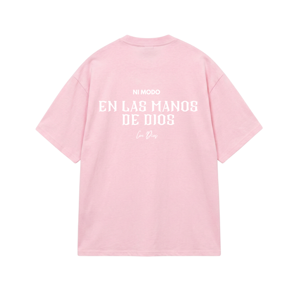En Las Manos De Dios T-Shirt - Bubblegum Pink