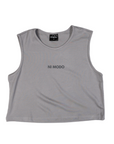 Training Crop Top - Smoke Grey