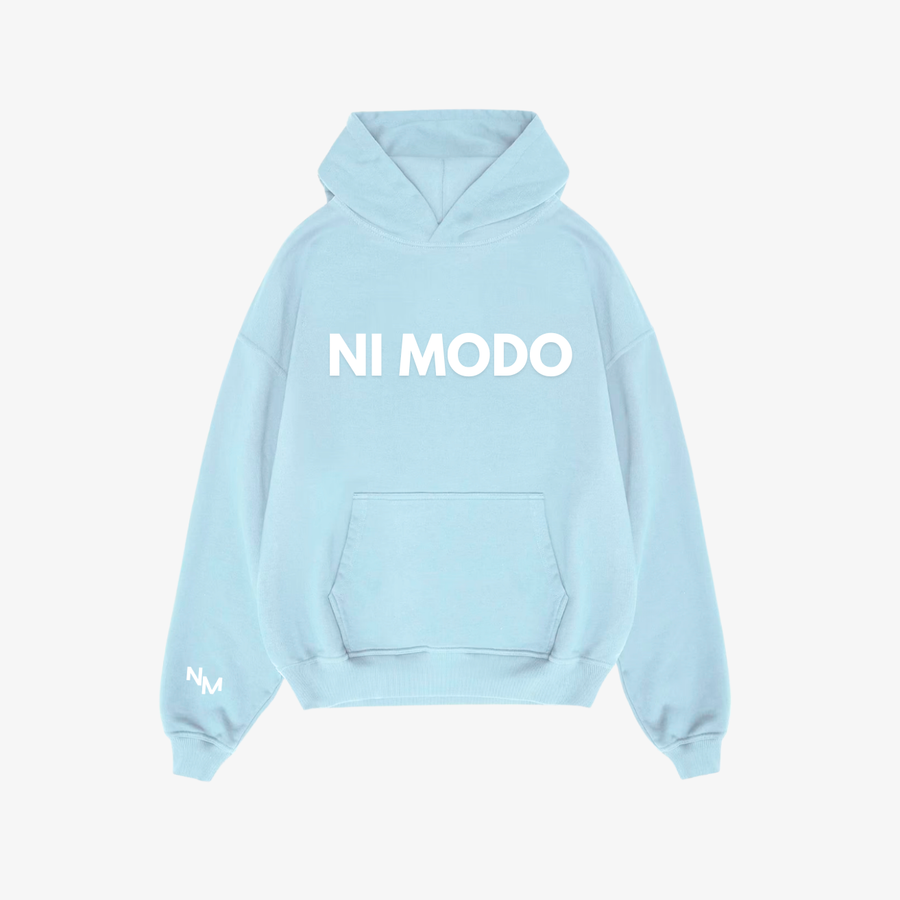 Es Lo Que Es - Frosted Blue Hoodie