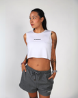 Training Crop Top - Leche White