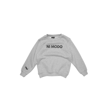 Mini Ni Modo Crewneck - Grey