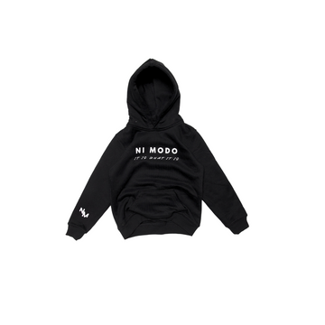 Mini It Is What It Is - Black Hoodie