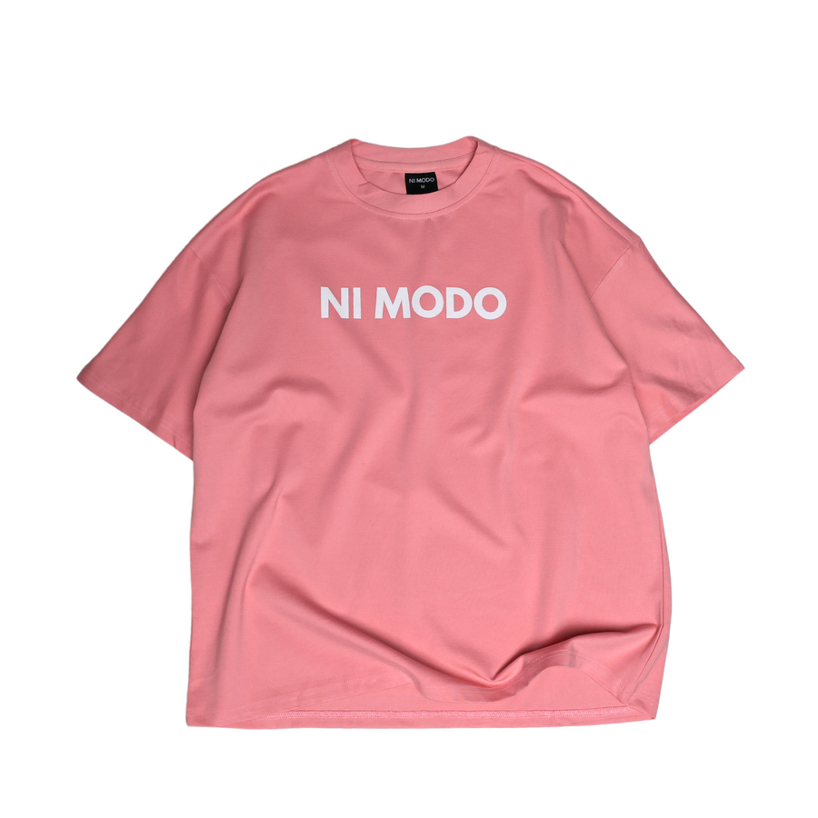 Ni Modo Tee - Bubblegum Pink