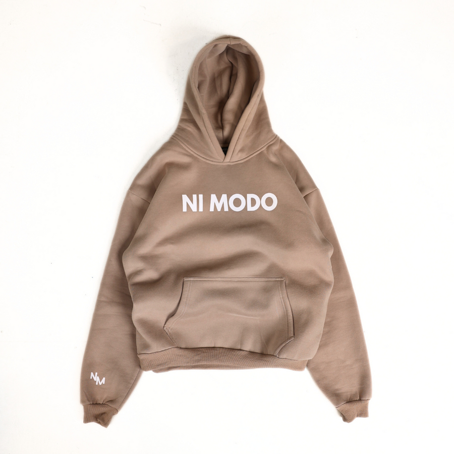 Ni Modo Hoodie - Latte Beige