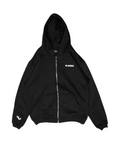 Ni Modo Zip Up Hoodie - Midnight Black