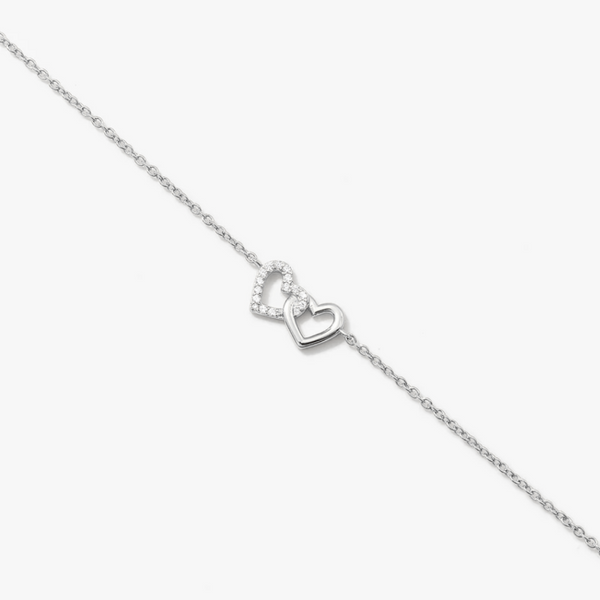 Interlocking Ni Modo Heart Bracelet