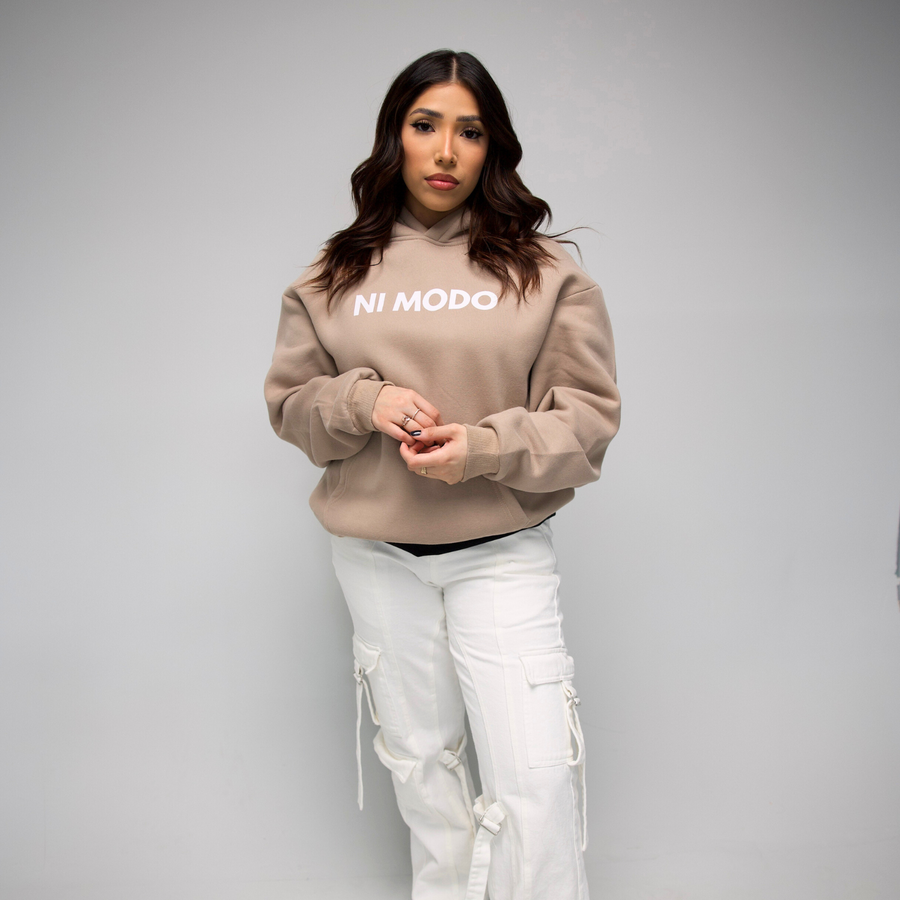 Ni Modo Hoodie - Latte Beige